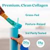 Further Food Vanilla Collagen Peptides Powder with Tremella Mushroom  100% Grass-Fed, Hydrolyzed Type 1 & 3, 20g of Collagen per Serving, Supports Skin, Hair, Nails & Joints, Stick Packs, 8.89 Oz view 3
