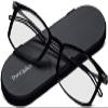 ThinOptics Bundle - Reading Glasses and Sunglasses with Cases - Ultra Thin, Durable, Lightweight - Rectangle Black 1.5x view 3