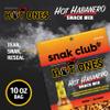 Snak Club x Hot Ones Hot Habanero Snack Mix, Spicy Snacks with Peanuts, Pretzels, Sesame Sticks, Toasted Corn & Cashews, Inspired by Hot Ones Hot Sauce, 10 oz Bag view 3