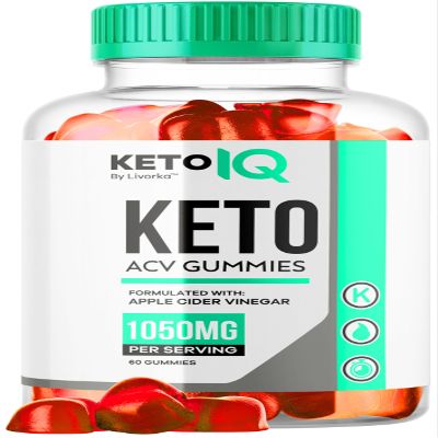 Keto IQ - Official Keto IQ ACV Gummies Premium All Natural 1050mg, Apple Cider Vinegar Advanced Formula, Reviews, KetoIQ Gummys ACV Support, 60 Gummies for 1 Month