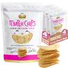 Jans Tempeh Chips, 4.4 oz  3g Protein & 5g Fiber, Plant Based Potato Chips Alternative  No Added Sugar  Vegan Soybean Snack | A Traditional Indonesian Snack, Exotic Fusion, Taste the Authenticity (Pack of 4, Original) view 1