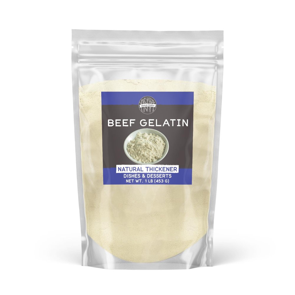 Birch & Meadow Beef Gelatin, 1 lb, Desserts & Dishes, Versatile, Thickening Agent