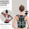 BRAGUE Posture Corrector for Men and Women, Back Lumbar Support Improves Posture, Provides and Relieves Back Pain, Protects Neck, Shoulders, Back, Chest and Spine (Size : Small) view 2