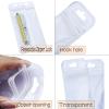 100 Count Pen Packaging Bags for Small Business,Clear Resealable Beadable Pens Packaging Zipper Pouch Bag for Jewelry, Pen,Lipgloss 2.75x7.3inch view 3