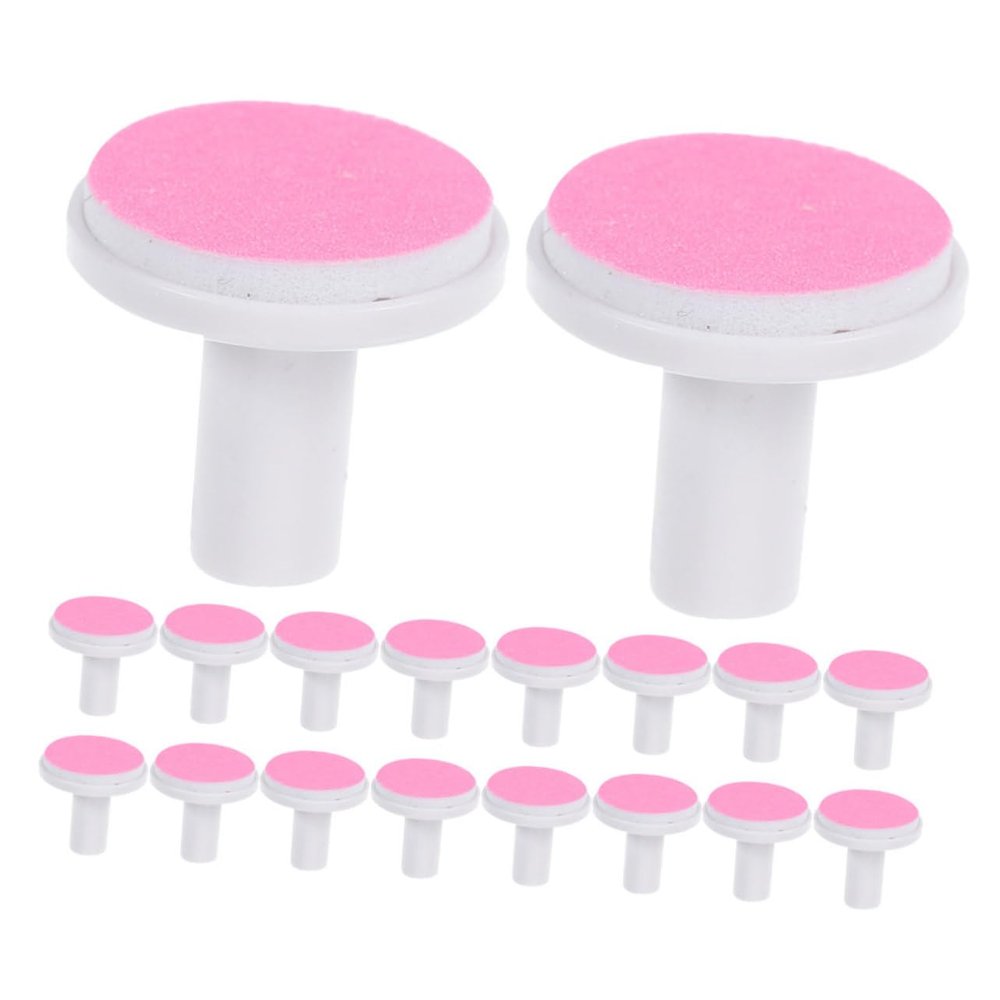 Beatifufu 24pcs Electric Nail Grinding Pads for Adults Nail Trimmer Safe and Efficient