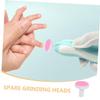 Beatifufu 24pcs Electric Nail Grinding Pads for Adults Nail Trimmer Safe and Efficient view 2
