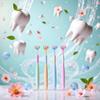 2 Pcs Random Color Three-Sided Soft Hair Toothbrush, Effective Wrap-Around Design, Deeply and Thoroughly to Clean Teeth and Gums, Suitable for Adults and Children Toothbrushes and Accessories view 2