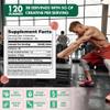 NSF Certified Creatine Gummy 5g - Creatine Monohydrate Gummies for Men & Women, Creatine Monohydrate for Muscle Strength, Muscle Builder, Energy Boost, Pre-Workout Supplement(120 Count)-Strawberry view 4