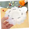 Weekly Compartment Medicine Travel Storage Portable Pill Organizer Cute Pill Case Sections view 3