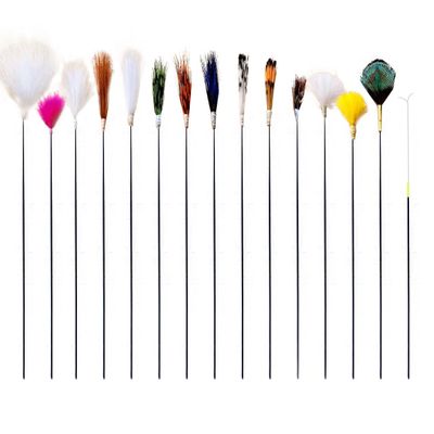 15pcs Ear Pick - Carbon Handle Ear Wax Removal with Goose Feather, Ear Cleaning Kit, Earwax Removal Tools, Ear Scraper, Gentle Ear Curette for Home & Salon Use