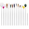 15pcs Ear Pick - Carbon Handle Ear Wax Removal with Goose Feather, Ear Cleaning Kit, Earwax Removal Tools, Ear Scraper, Gentle Ear Curette for Home & Salon Use view 1