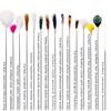 15pcs Ear Pick - Carbon Handle Ear Wax Removal with Goose Feather, Ear Cleaning Kit, Earwax Removal Tools, Ear Scraper, Gentle Ear Curette for Home & Salon Use view 2