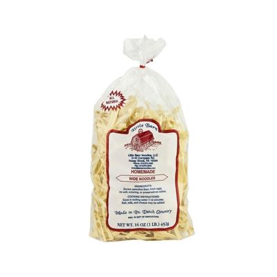 AmishTastes Little Barn Wide Noodles, Homemade in PA Dutch Country, 16 Oz. (Pack of 2)