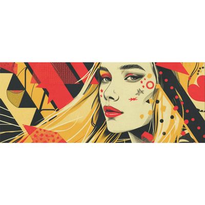 DragonByte 2 Rolls Reimagined playing card confident blonde queen Birthday Wrapping Paper - 58 x 23 inch Gift Wrapping Paper for Kids Birthday GWP-083795398