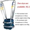 CEEBUS Patient Lift Walking Sling, Medical Standing Aid Walking Support Toileting Transfer Gait Belt Leg Exercisers for Rehabilitation Training Equipment Transfer Sling (Size : L) view 3