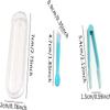 Galepromot Blue Contact Applicator, Contact Lens Remover Tool, Contact Lens Applicator Tool, Inserter/Remover+Tweezer with Soft Tip, for Contact Lens Cases Health and Household, Contact Lens Cases view 2