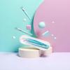 Galepromot Blue Contact Applicator, Contact Lens Remover Tool, Contact Lens Applicator Tool, Inserter/Remover+Tweezer with Soft Tip, for Contact Lens Cases Health and Household, Contact Lens Cases view 3