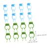 Beavorty 16pcs Nasal Clips for Lung Breathing Exercise Nose Lifting Clips to Use Blue and Green Colors for Nose Correction and Shaping view 2