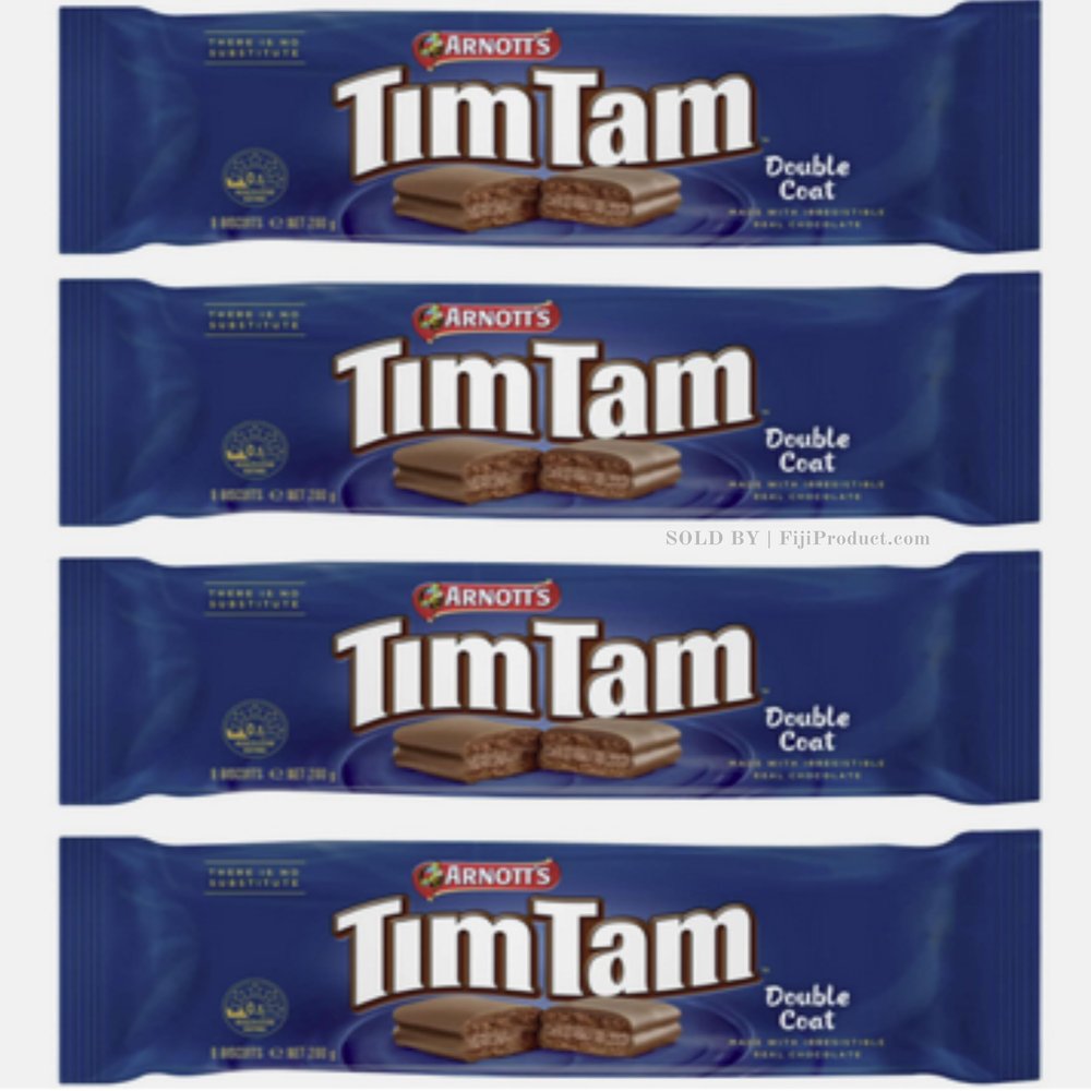 Double Coat Tim Tam Biscuits (Pack Of 4 x 200g EA) Imported From Australia... Chocolate Cookie Biscuits, Full Size