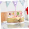 WHAMVOX 24pcs Flamingo Dessert Paper Card Cake Decoration for Parties Safe Cooking Accessories for Birthday and Celebration Treats for Cakes and Desserts view 2