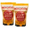 Colby Ridge 4 Gallon 2-Pack Fresh Caramel Gourmet Craft Popped Gluten Free Popcorn Snack Sized Large Pouches view 1