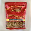 Bemar Snacks Fried Pork Skins Seasoned Strips 3 bags/3oz per bag view 1