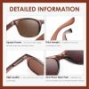 LOVIVY 2 Pack Reader Sunglasses for Men Women Classic Rectangle Reading Glasses Outdoor Full Lenses Magnifying Eyewear UV Protection Matte Black +2.75 view 4