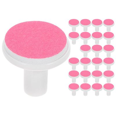 Baluue 24pcs Electric Nail Trimmer Replacement Pads for Suitable for Use to Install Nail Grinding Heads for Electric File Sandpaper for Months