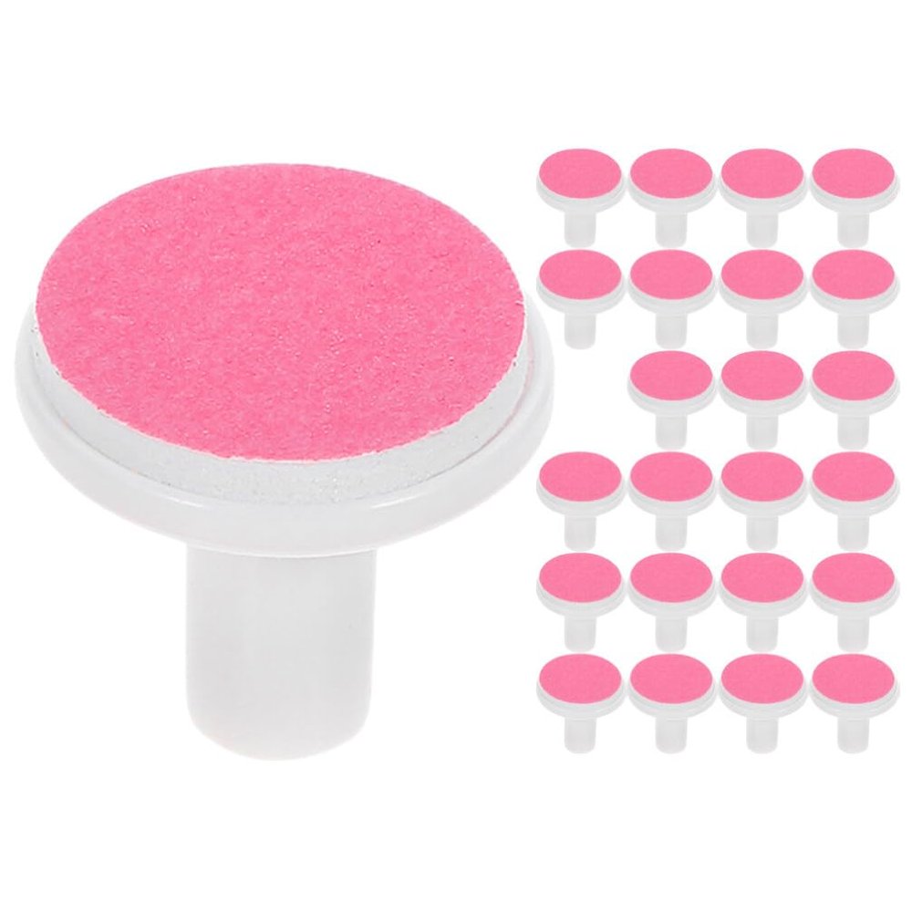 Baluue 24pcs Electric Nail Trimmer Replacement Pads for Suitable for Use to Install Nail Grinding Heads for Electric File Sandpaper for Months