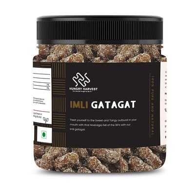 Hungry Harvest Imli Gatagat Candy | Tamarind Emly gatagat Candy 300 gms_Packing May Vary
