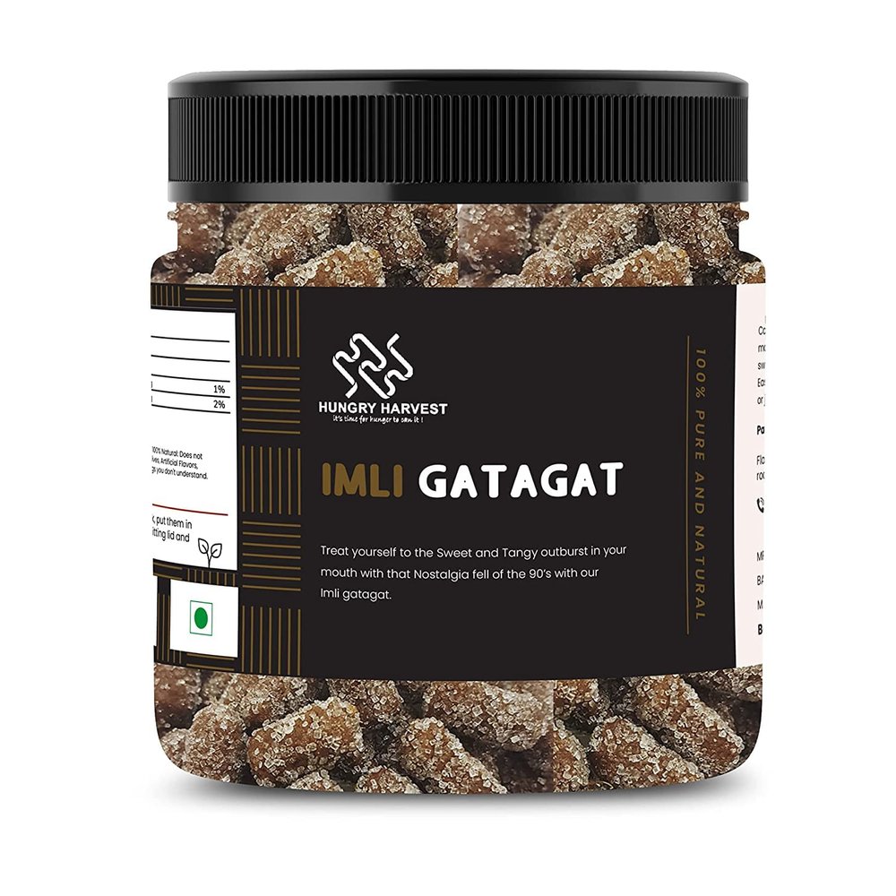 Hungry Harvest Imli Gatagat Candy | Tamarind Emly gatagat Candy 300 gms_Packing May Vary