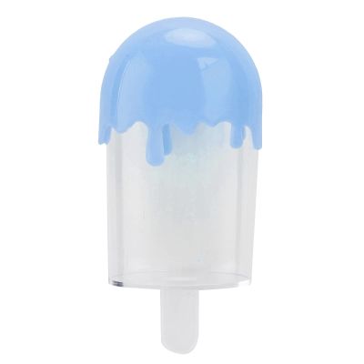12Pcs Candy Favor Boxes, Ice Cream Shape Candy Box, Plastic Candy Case Container, Candy Jars, Reuseable Gift Box, Candy Case Container for Wedding Birthday Party Supplies(Blue)