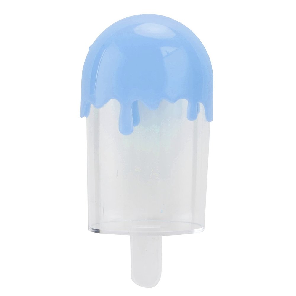 12Pcs Candy Favor Boxes, Ice Cream Shape Candy Box, Plastic Candy Case Container, Candy Jars, Reuseable Gift Box, Candy Case Container for Wedding Birthday Party Supplies(Blue)