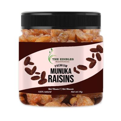 THE EDIBLES Afghani Large Munakka / Raisins Grade - King Size 250 gms_Packing May Vary