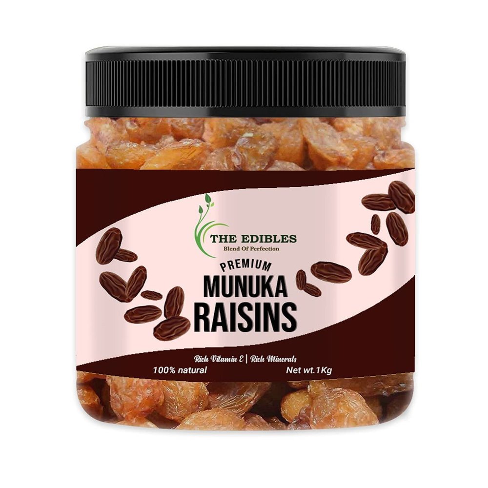THE EDIBLES Afghani Large Munakka / Raisins Grade - King Size 250 gms_Packing May Vary