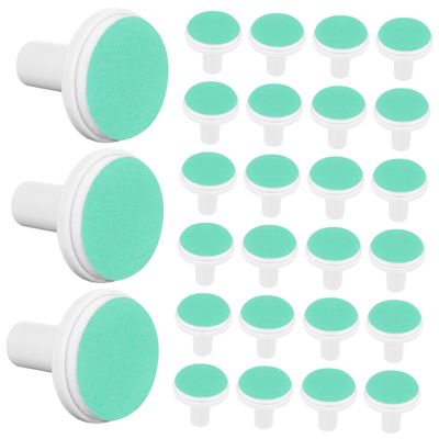 Baluue 24pcs Electric Nail Trimmer Replacement Pads Safe Nail Grinding for Use Easy to Install and Replace