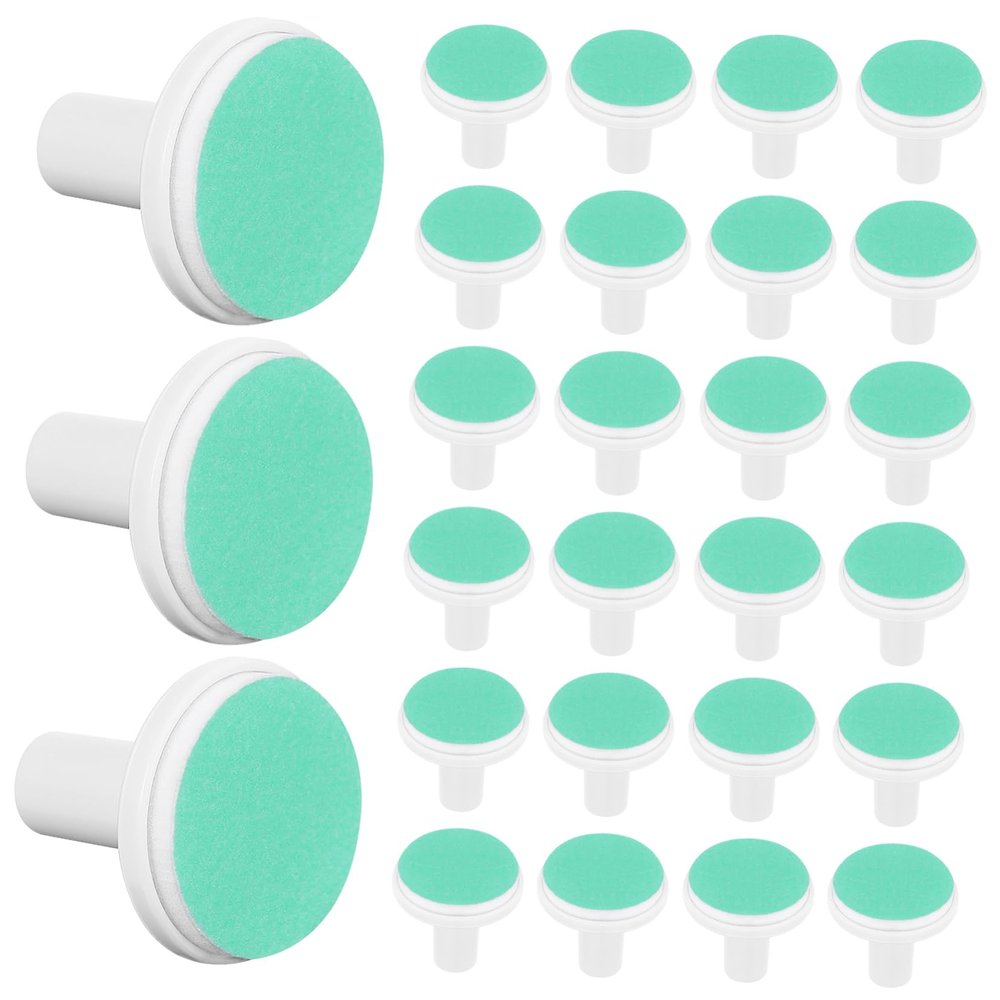 Baluue 24pcs Electric Nail Trimmer Replacement Pads Safe Nail Grinding for Use Easy to Install and Replace