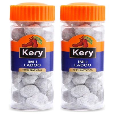 Kery Imli Ladoo Mukhwas, 2 Bottles, 260g (Ram Laddo Imli Pachak Mouth Freshener)_Packing May Vary