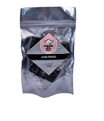 Foodholic Aam papad, Premium Khatta Aam Papad Slice Bar (100 Gm)_Packing May Vary