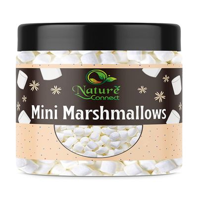 Nature Connect Mini Marshmallows 150 gm White Marshmallow Pure veg Mini_Packing May Vary