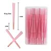 50Pcs Pink Rolling Tray Kit Includes Metal Tray, 40Pack 110MM Pre-Rolled Cones, Storage Tubes, Sealable Bags, Mini Spoon, Rolling Set (50pcs-L-Pink) view 3