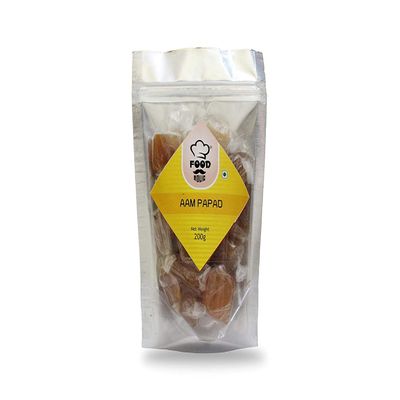 Foodholic Aam papad, Premium Khatta Mitha Aam Papad Slice Bar (200 Gm)_Packing May Vary