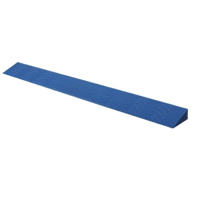 Wheel Chair Ramps, Handicap Ramps, Stair Ramps for Walker, Anti-Slip Plastic Threshold Ramp Pad for Indoor and Corridor Use (Color : Blue, Size : 39.4 * 4.7 * 2.2 in)