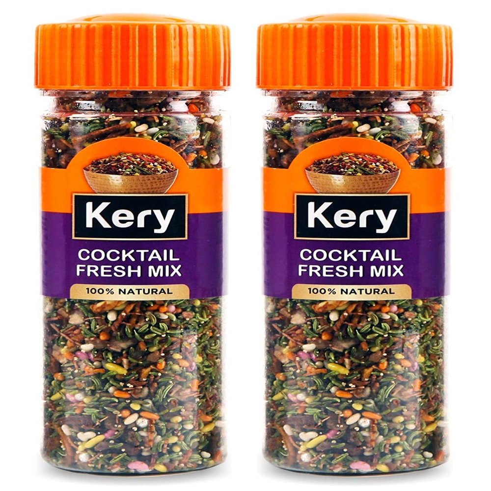 Kery Cocktail Fresh Mix Mukhwas, 2 Bottles, 240g (Rajasthani Fennel Mouth Freshener)_Packing May Vary