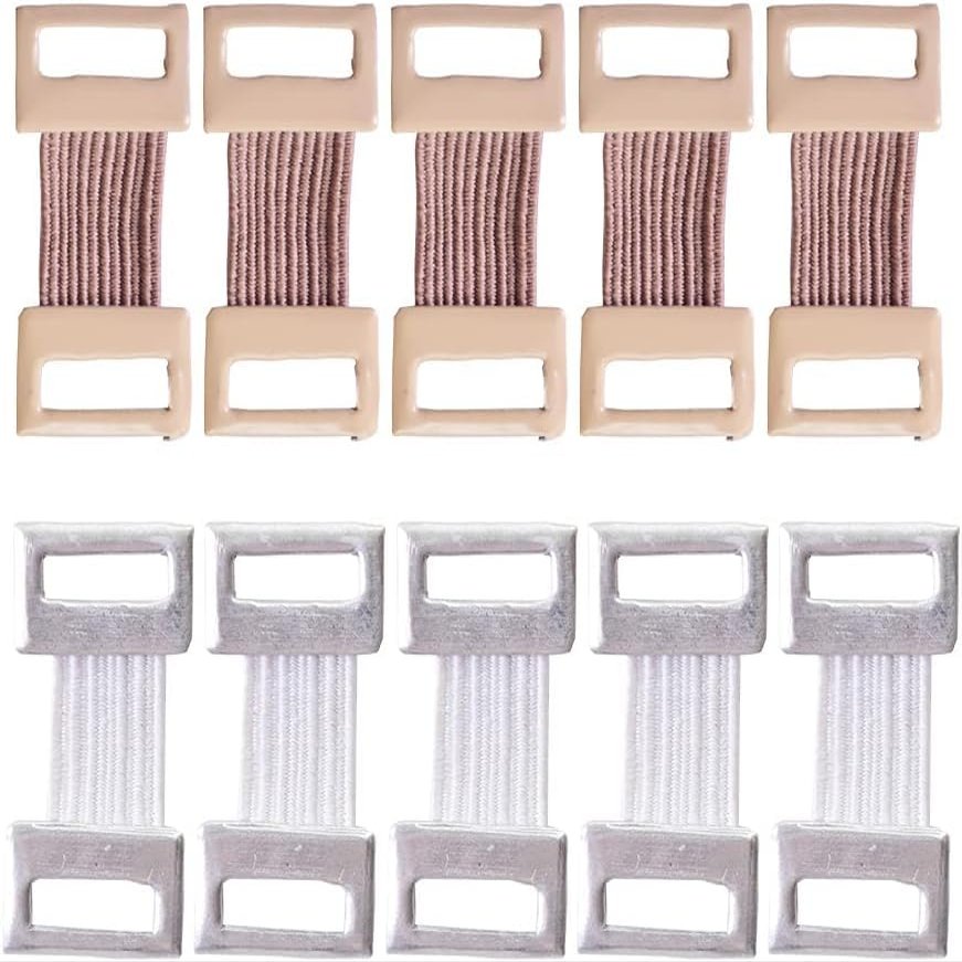 10 Pcs Bandage Wrap Stretch Metal Clips Fixation Clamps Hooks Kit for Sport White/Coffee Replacement Elastic Bandage Wrap Clips Black Bandages and Bandaging Supplies