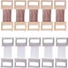 10 Pcs Bandage Wrap Stretch Metal Clips Fixation Clamps Hooks Kit for Sport White/Coffee Replacement Elastic Bandage Wrap Clips Black Bandages and Bandaging Supplies view 1