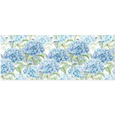OTVEE 4 Rolls Gift Wrap Paper Roll,Watercolor Blue Hydrangea Design Gift Wrap Wrapping Paper for Birthdays, Graduations, Father's Day, Baby Showers, Halloween, Christmas, 58x22.8 in Per Roll