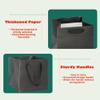 ADIDO EVA Black Square Gift Bags Mini Size Square Bottom Paper Bags with Handles for Party Favor (4x4x4 In, 10 CT) view 3