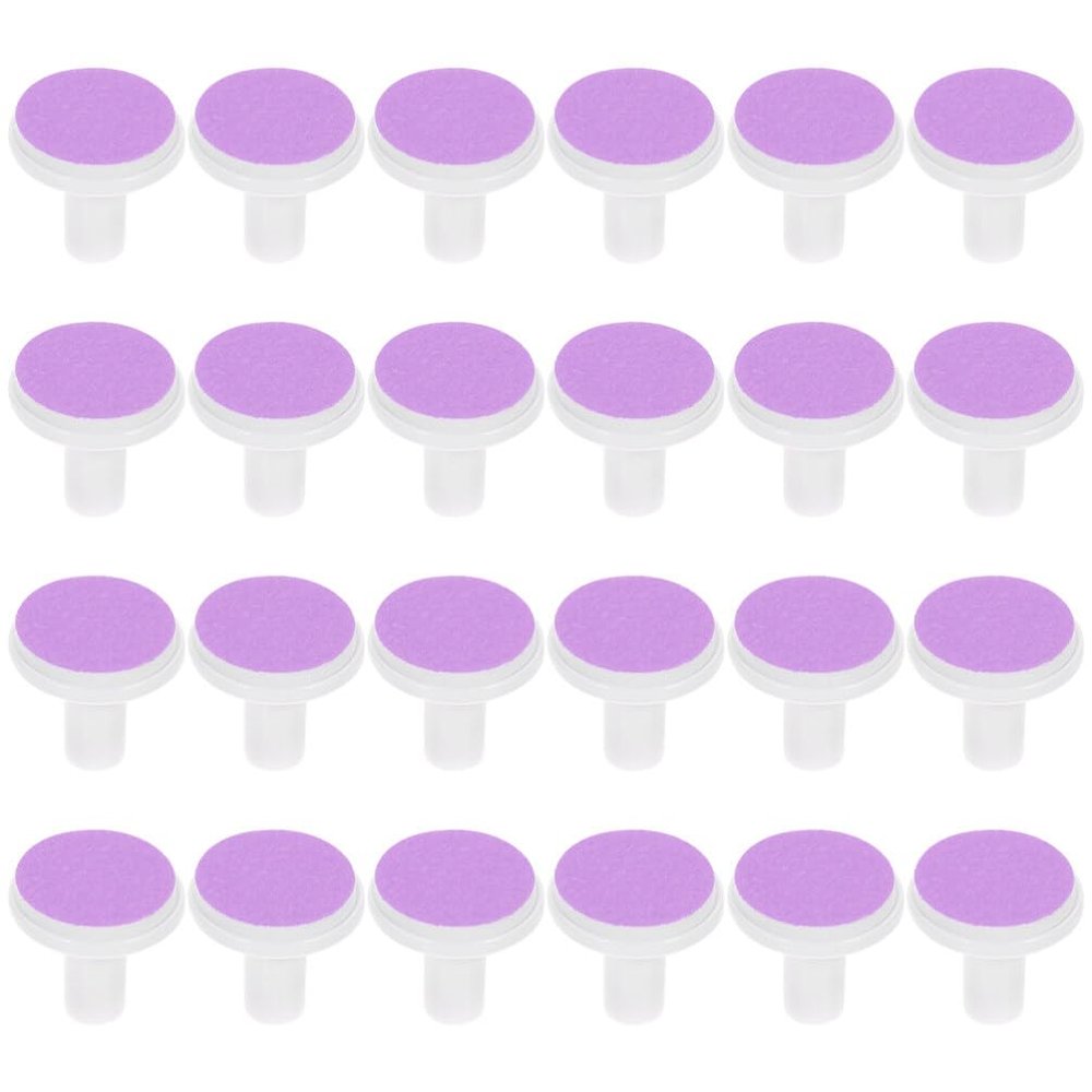 Baluue 24pcs Electric Nail File Replacement Pads for Safe Nail Trimmer Grinding for Use Easy to Replace for Months